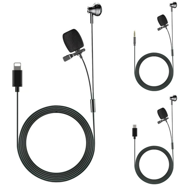 11 ProMax 11 Pro Lav Mic with 3.5mm Headphone Jack Replacement for iPhone 12 Omnidirectional Clip-on Lapel Microphone with 5ft Cable for Recording iPad Vlog iPod 11 Podcast YouTube 11 ProMax 11 Pro Lav Mic with 3.5mm Headphone Jack Replacement for iPhone 12 Omnidirectional Clip-on Lapel Microphone with 5ft Cable for Recording iPad Vlog iPod 11 Podcast YouTube